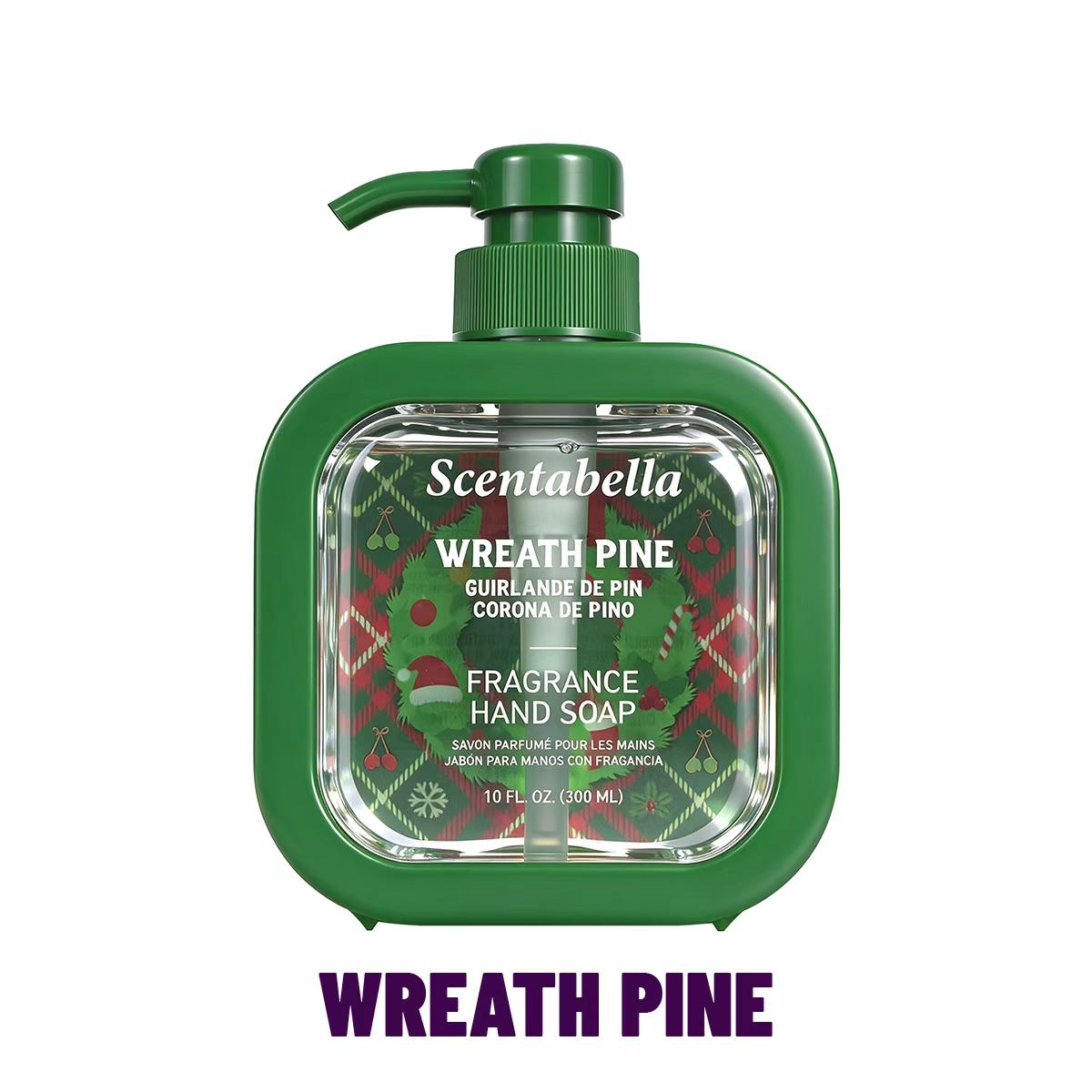 Scentabella Christmas Scente Hand Soap, 10 fl oz (300 mL) – Holiday Collection