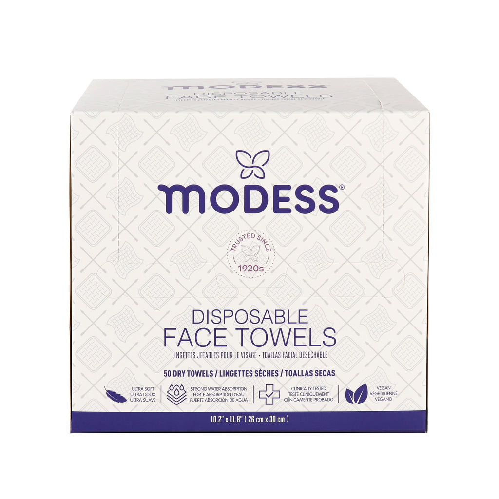 Modess Disposable Face Towels 50ct
