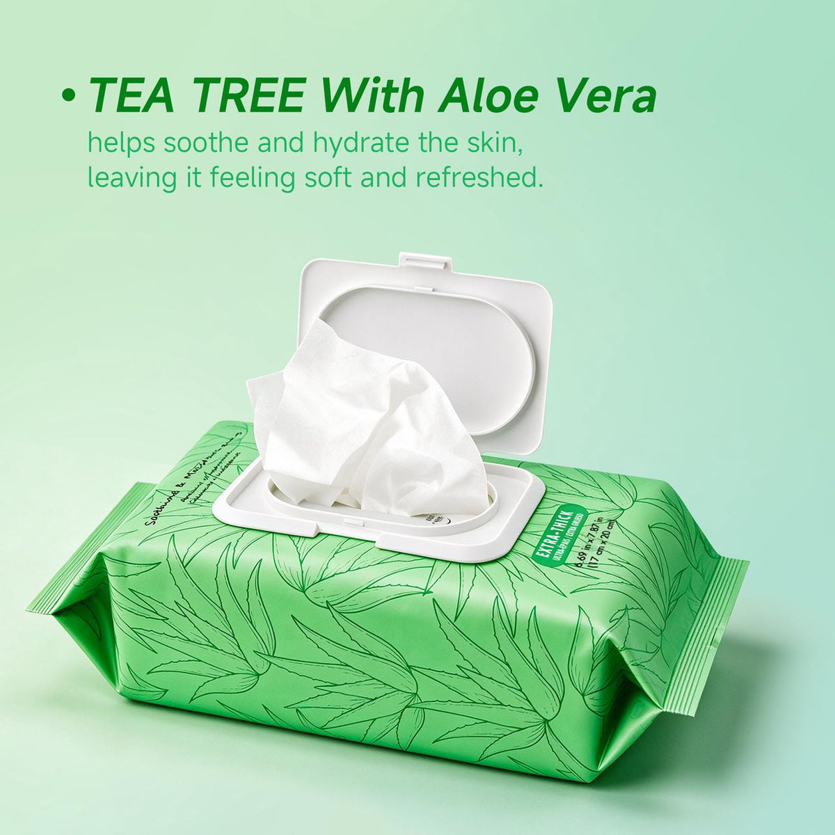 Spa Fusion Tea Tree Make up Remover Cleansing Wipes 60ct