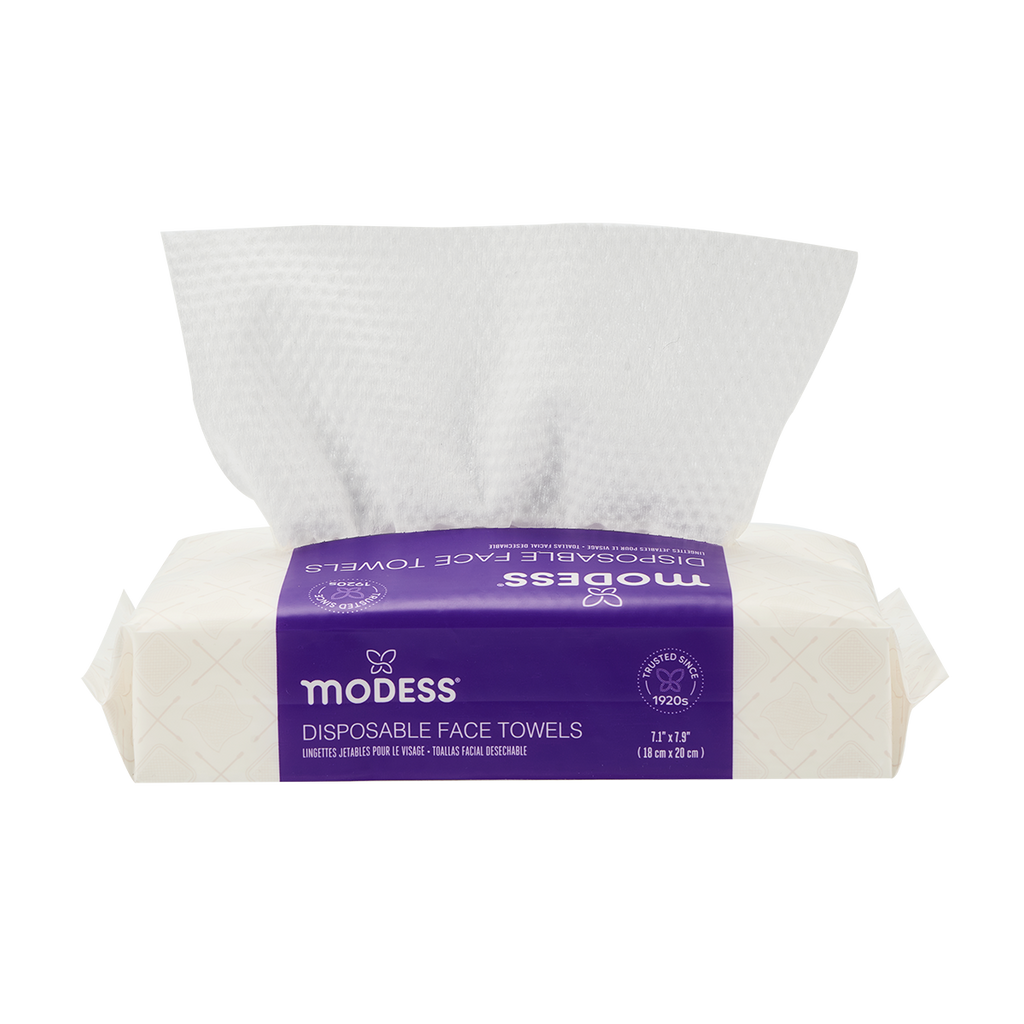 Modess Disposable Face Towels 30ct