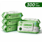 Wish Eco Flushable Wipes, Fresh Scent, 50 Count per Pack