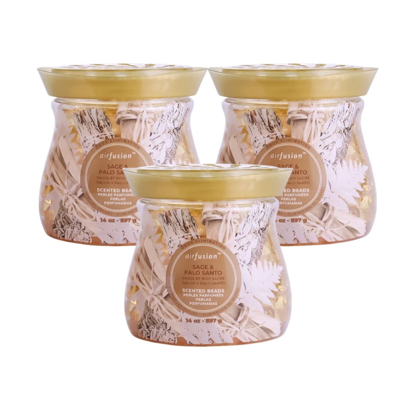 Air Fusion Sage & Palo Santo Crystal Scented Beads Air Freshener 14 oz