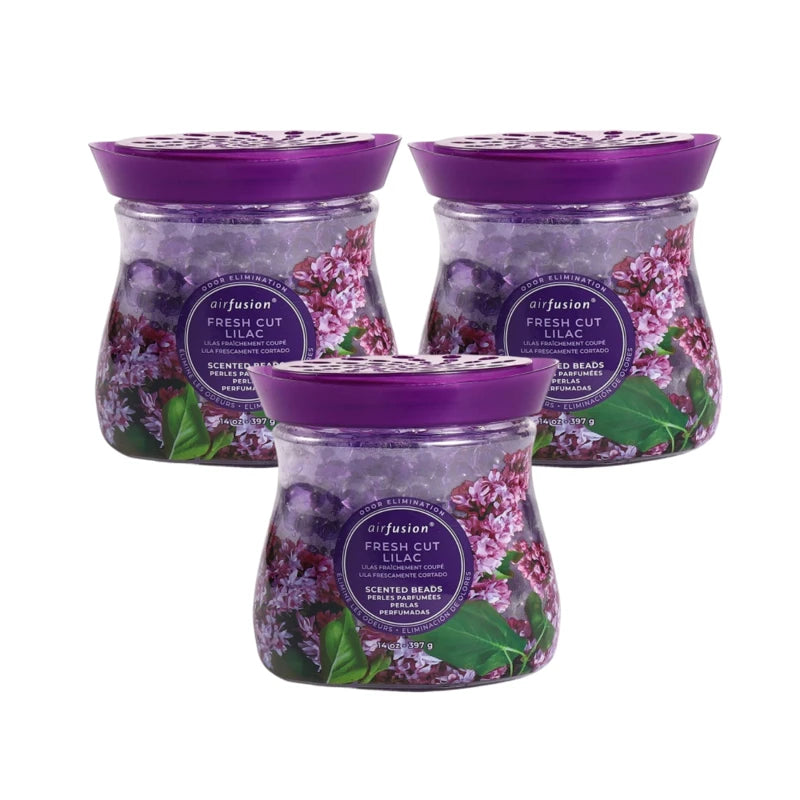 Air Fusion Fresh Cut Lilac Crystal Scented Beads Air Freshener 14 oz