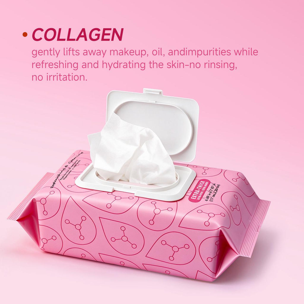 Spa Fusion Collagen Make up Remover Cleansing Wipes 60ct