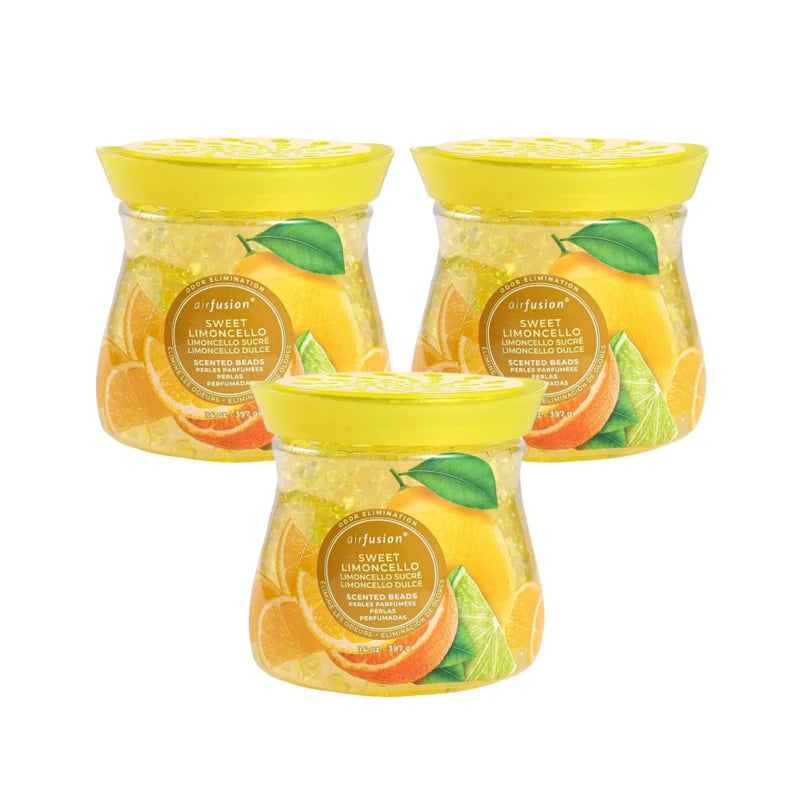 Air Fusion Sweet Limoncello Crystal Scented Beads Air Freshener 14 oz