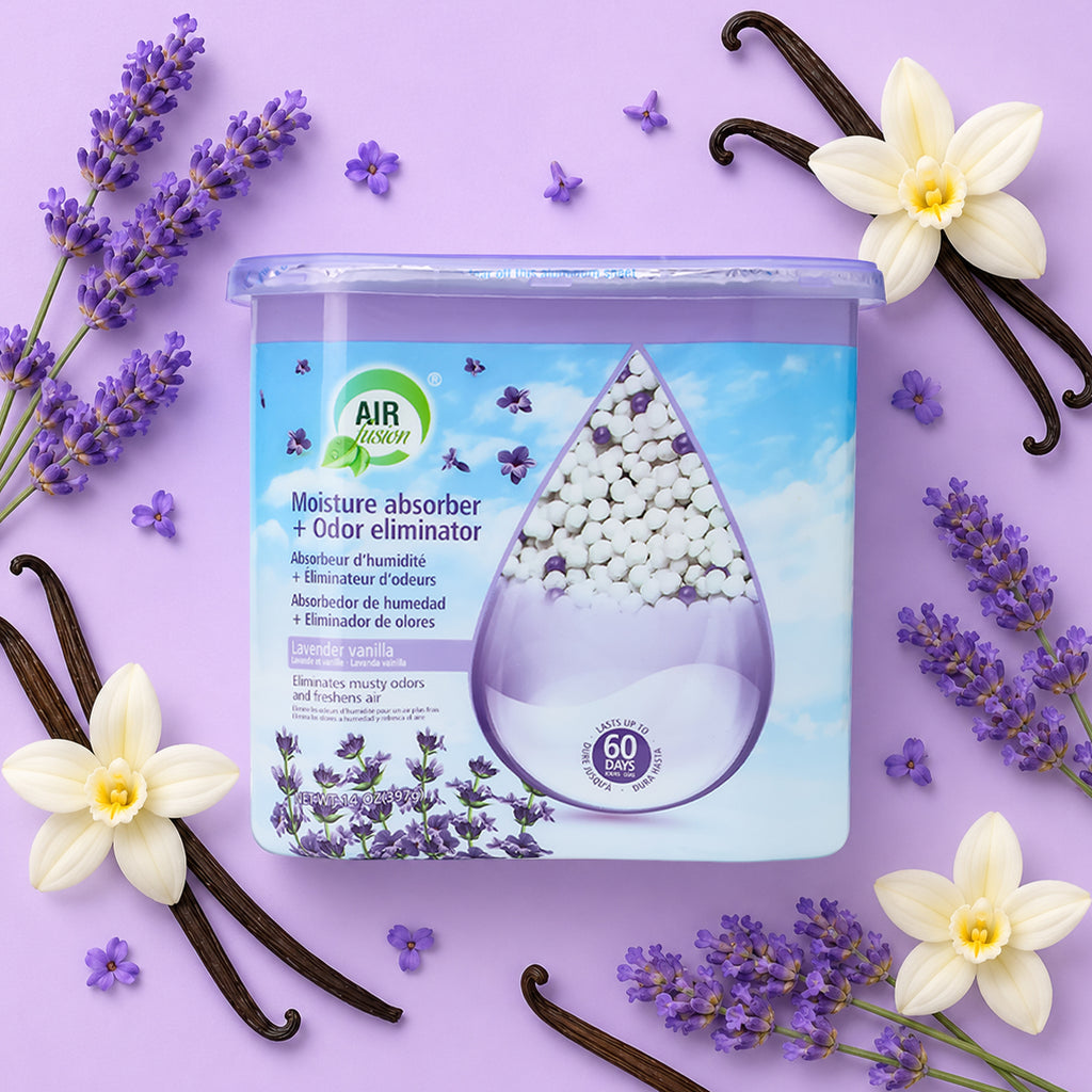 Air Fusion Lavender Vanilla Moisture Absorber & Odor Eliminator 14oz