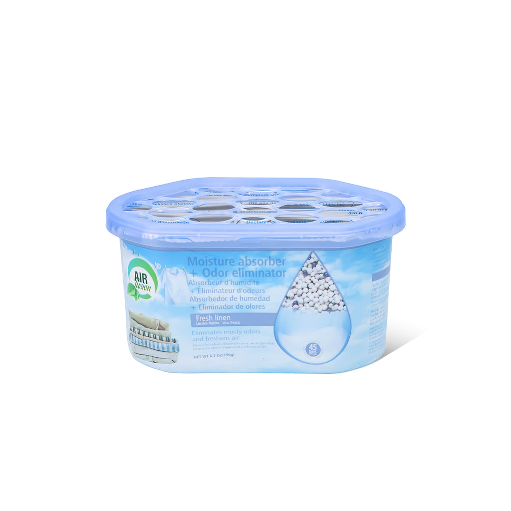 Air Fusion Fresh Linen Moisture Absorber & Odor Eliminator 6.7oz
