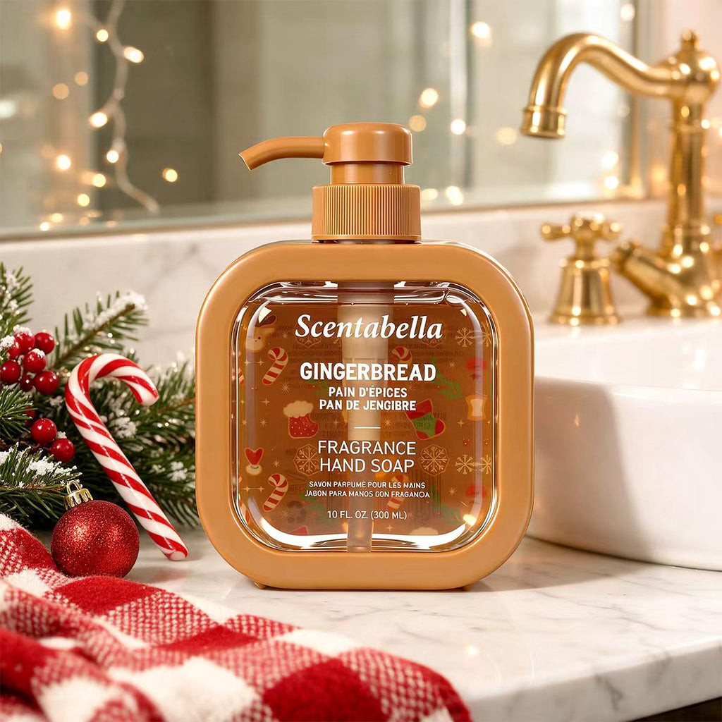 Scentabella Christmas Scente Hand Soap, 10 fl oz (300 mL) – Holiday Collection