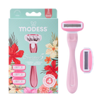 Modess Sensitive 5 Extreme Women's Refillable Razor Set