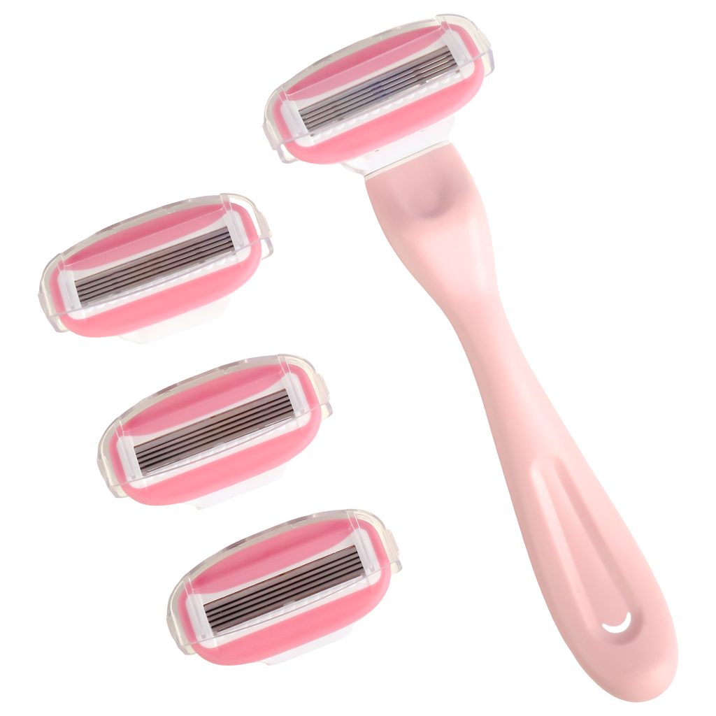 Modess Sensitive 5 Extreme Women's Refillable Razor Set
