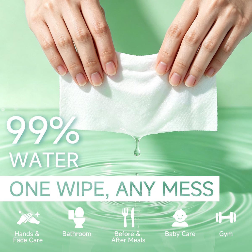 Wish Eco Flushable Wipes, Fresh Scent, 50 Count per Pack