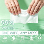 Wish Eco Flushable Wipes, Fresh Scent, 50 Count per Pack