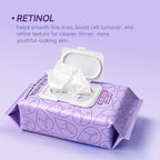 Spa Fusion Retinol Make up Remover Cleansing Wipes 60ct
