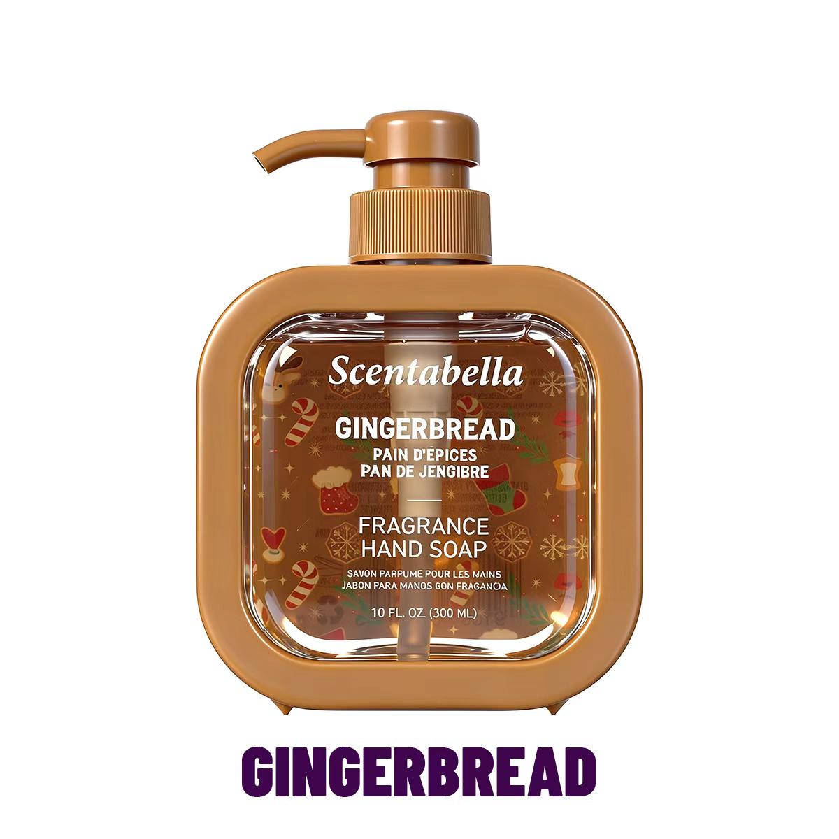 Scentabella Christmas Scente Hand Soap, 10 fl oz (300 mL) – Holiday Collection