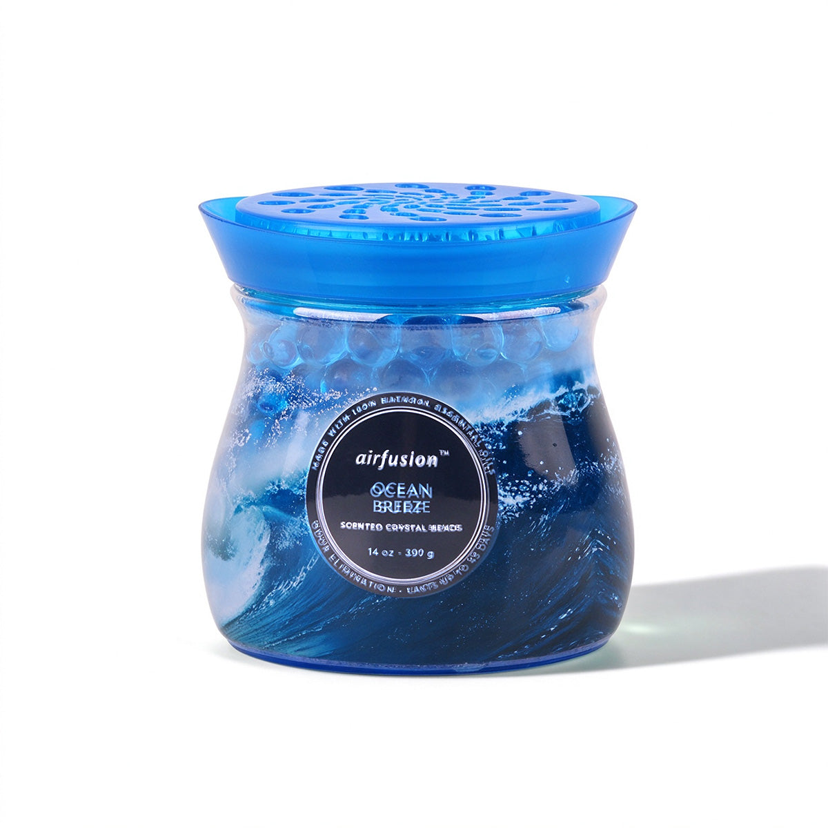 Air Fusion Ocean Surf Crystal Scented Beads Air Freshener 14 oz