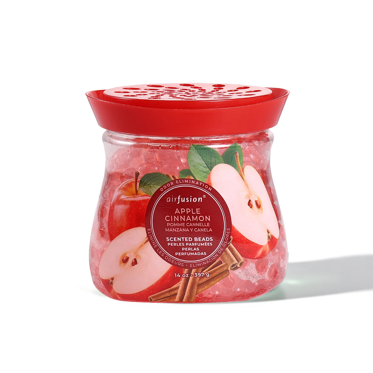 Air Fusion Apple Cinnamon Crystal Scented Beads Air Freshener 14 oz