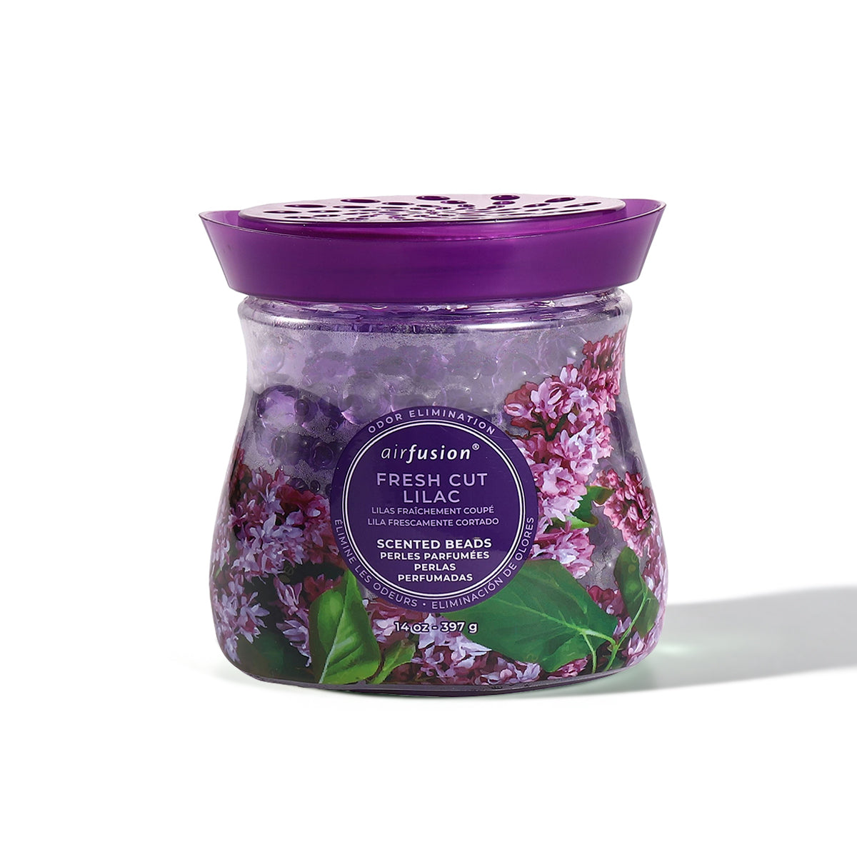 Air Fusion Fresh Cut Lilac Crystal Scented Beads Air Freshener 14 oz