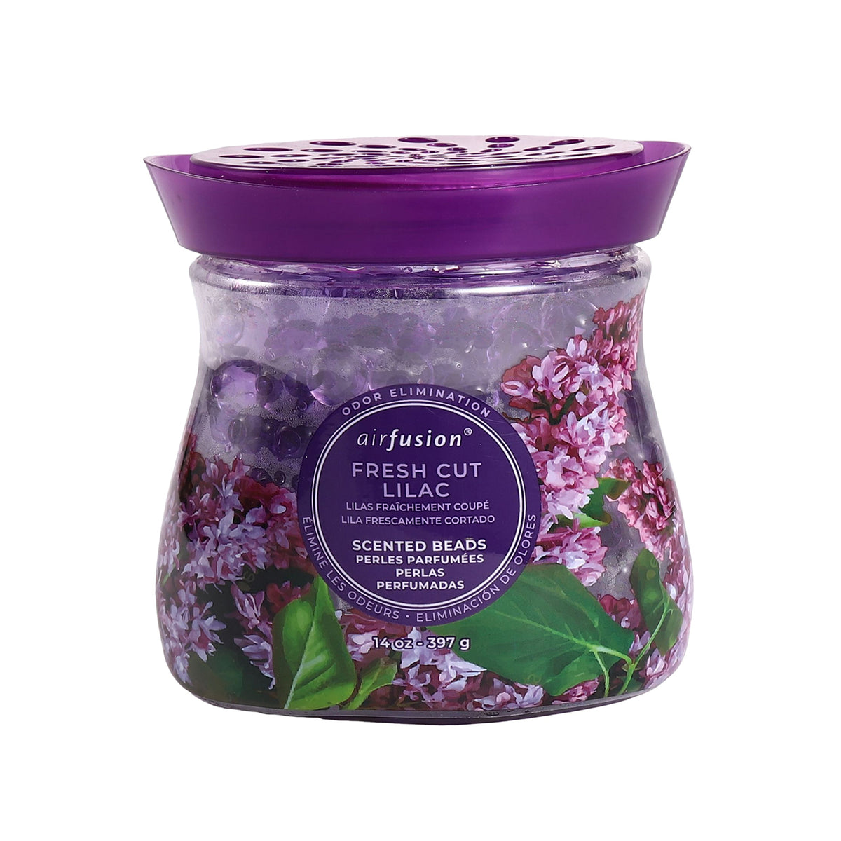 Air Fusion Fresh Cut Lilac Crystal Scented Beads Air Freshener 14 oz