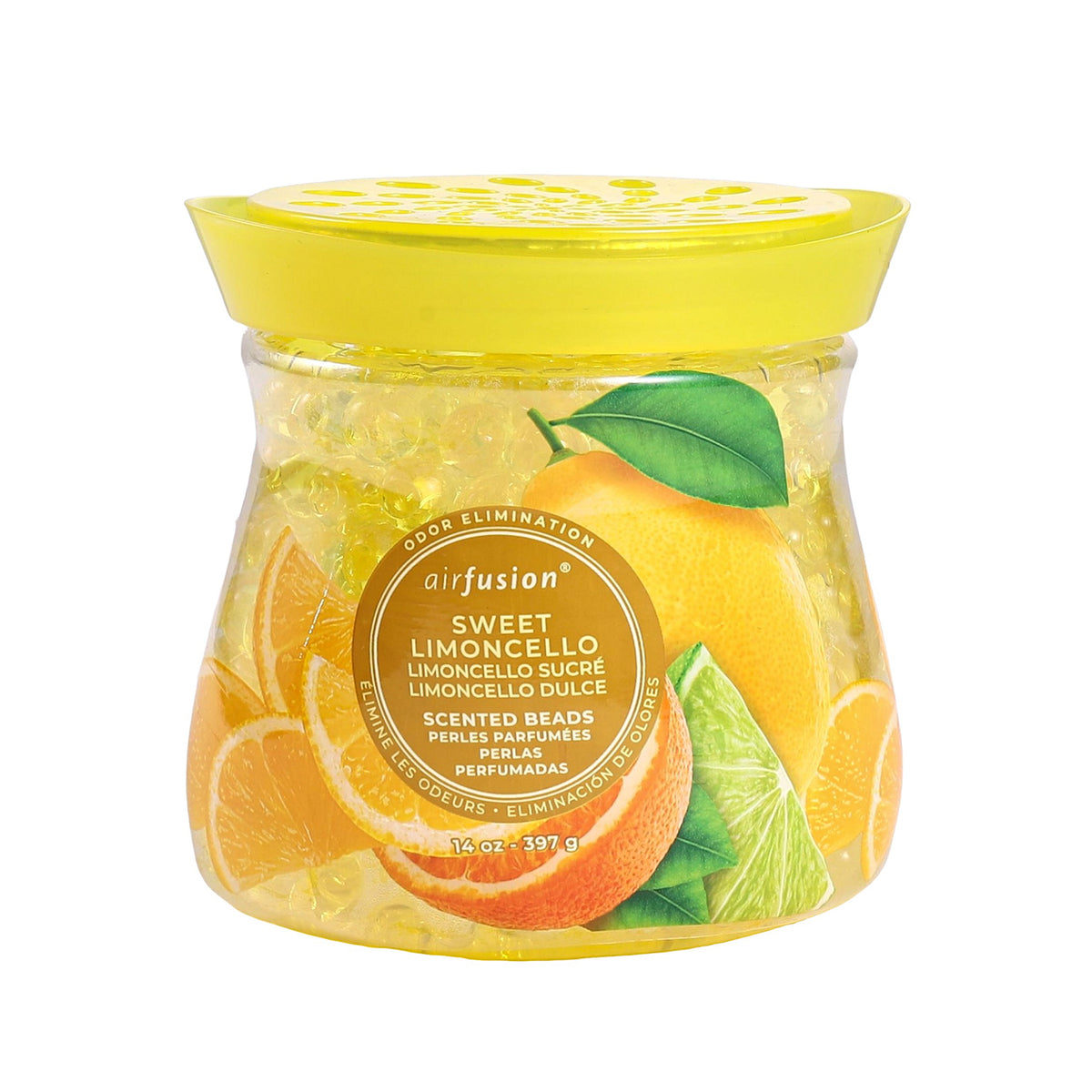 Air Fusion Sweet Limoncello Crystal Scented Beads Air Freshener 14 oz