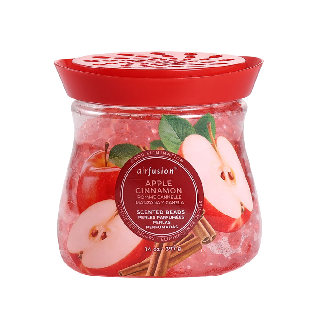 Air Fusion Apple Cinnamon Crystal Scented Beads Air Freshener 14 oz