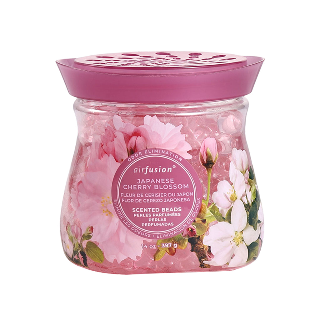 Air Fusion Japanese Cherry Blossom Crystal Scented Beads Air Freshener 14 oz