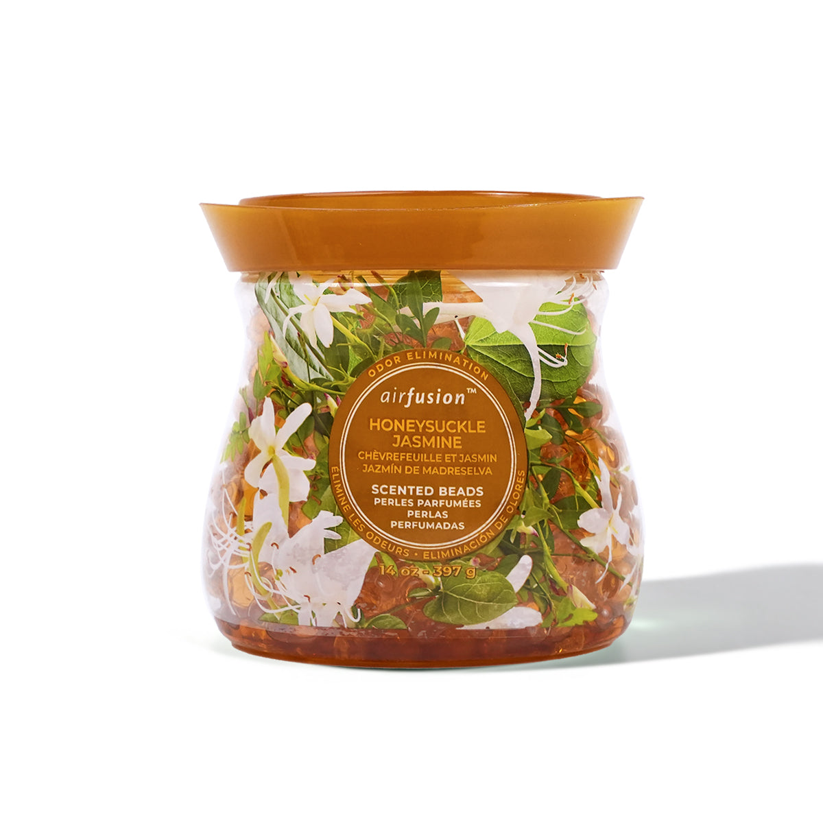 Air Fusion Honeysuckle Jasmine Crystal Scented Beads Air Freshener 14 oz