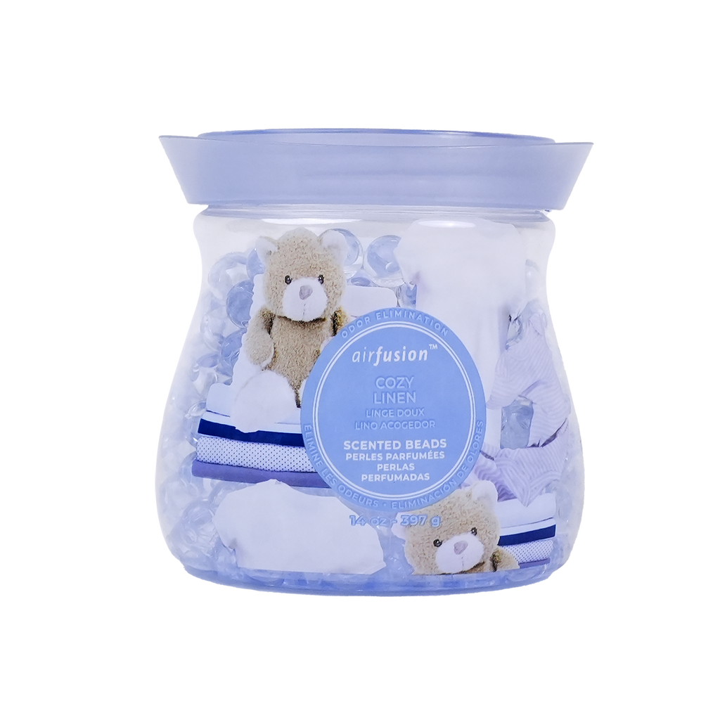 Air Fusion Cozy Linen Crystal Scented Beads Air Freshener 14 oz