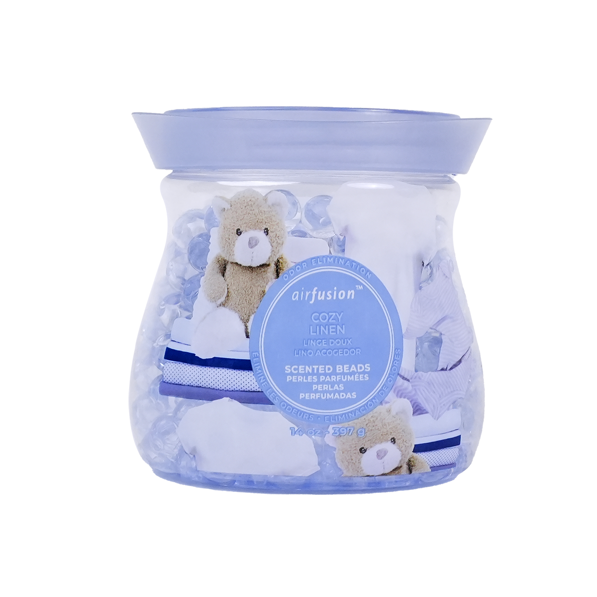 Air Fusion Cozy Linen Crystal Scented Beads Air Freshener 14 oz