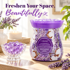 Air Fusion Lavender & Cotton Flower Crystal Scented Beads Air Freshener 14 oz