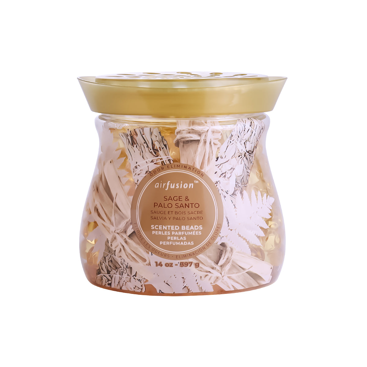 Air Fusion Sage & Palo Santo Crystal Scented Beads Air Freshener 14 oz