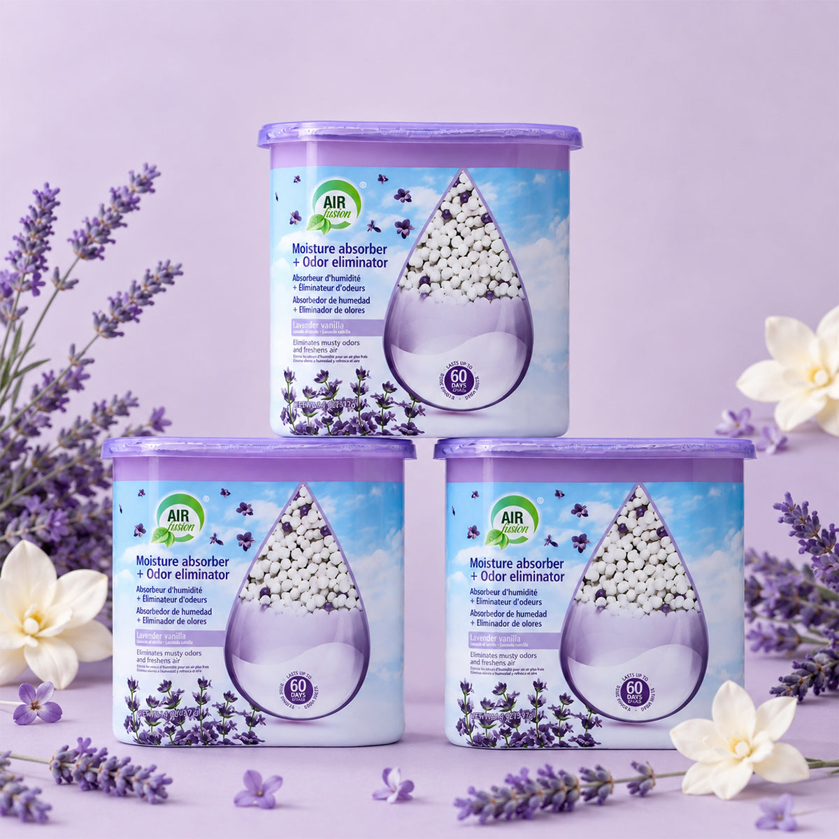 Air Fusion Lavender Vanilla Moisture Absorber & Odor Eliminator 14oz