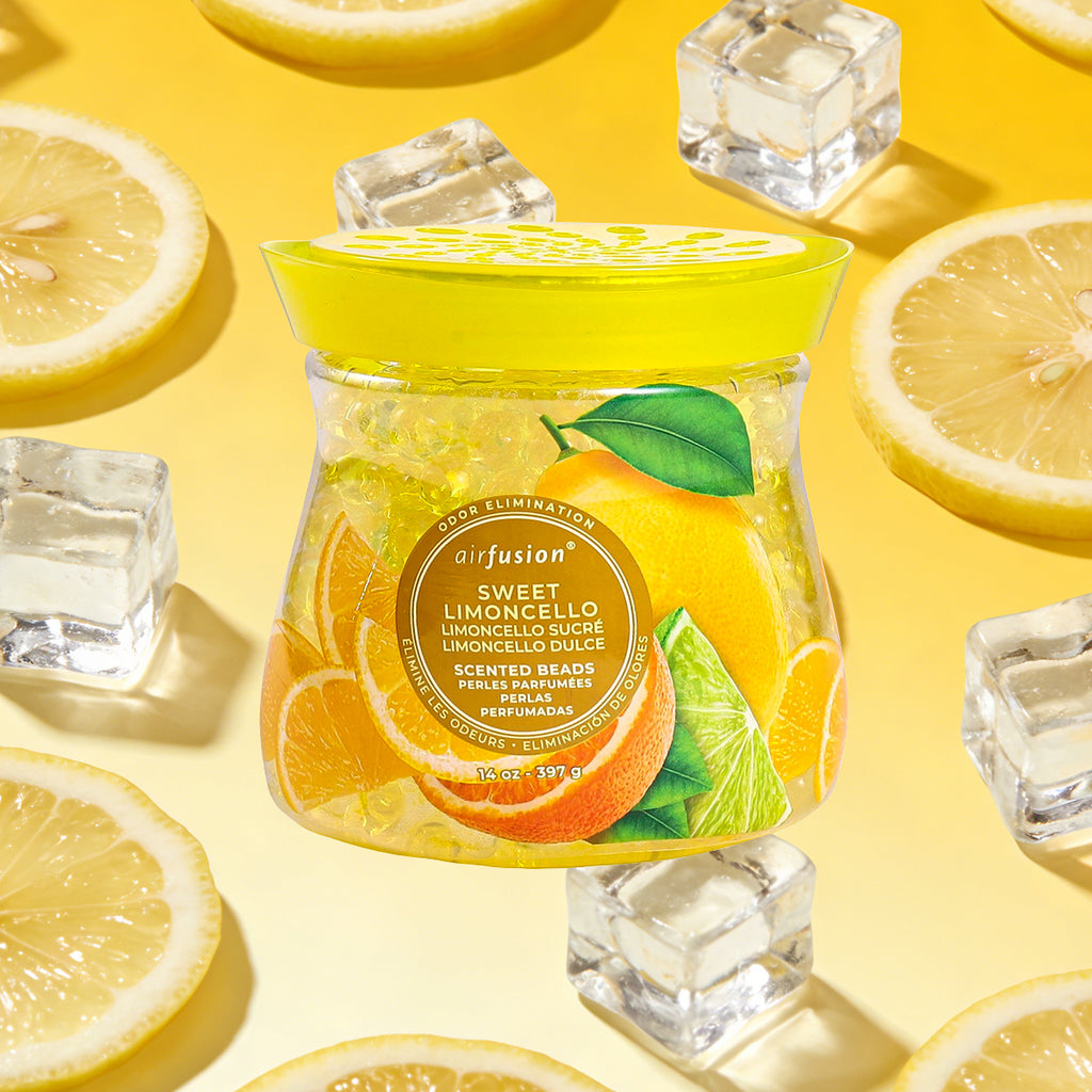 Air Fusion Sweet Limoncello Crystal Scented Beads Air Freshener 14 oz