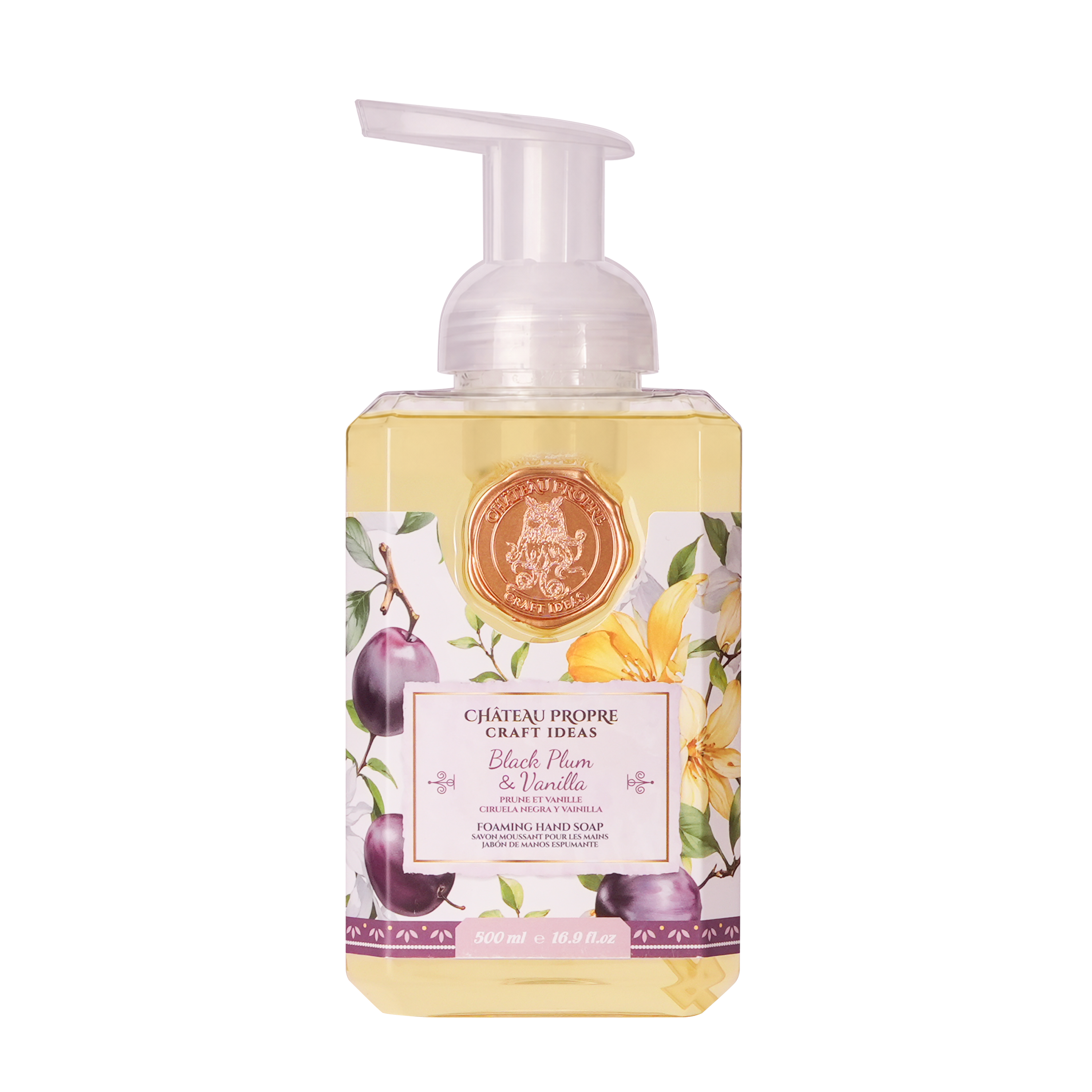 Chateau Propre Black Plum & Vanilla Foaming Hand Soap 16.9 oz