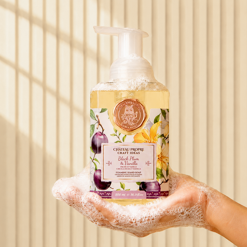 Chateau Propre Black Plum & Vanilla Foaming Hand Soap 16.9 oz