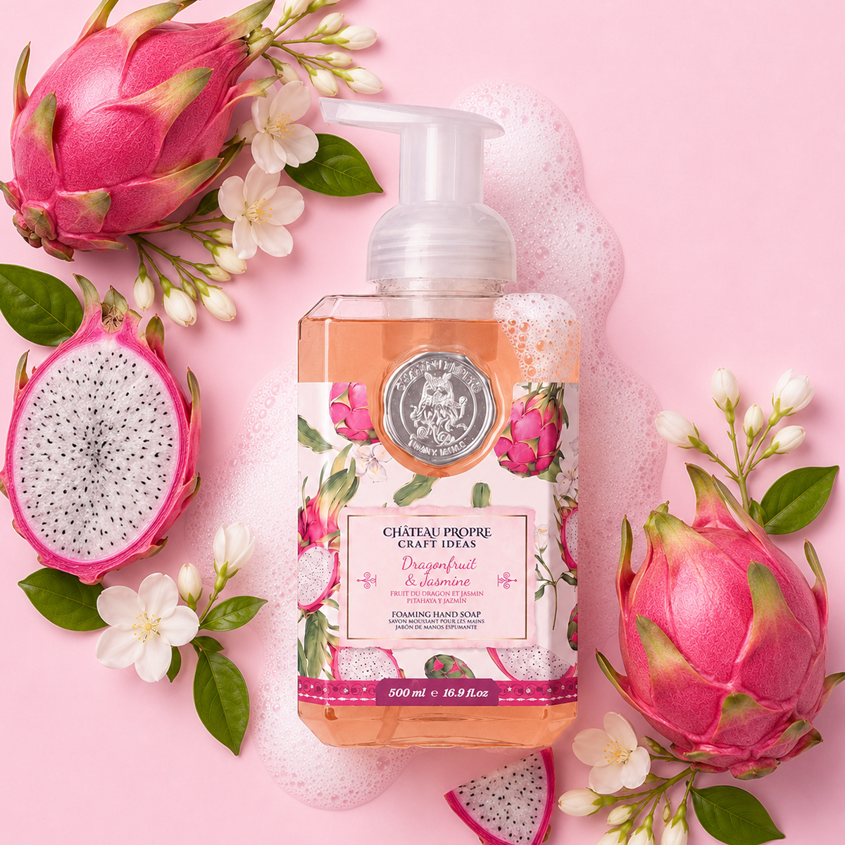 Chateau Propre Dragonfruit & Jasmine Foaming Hand Soap 16.9 oz