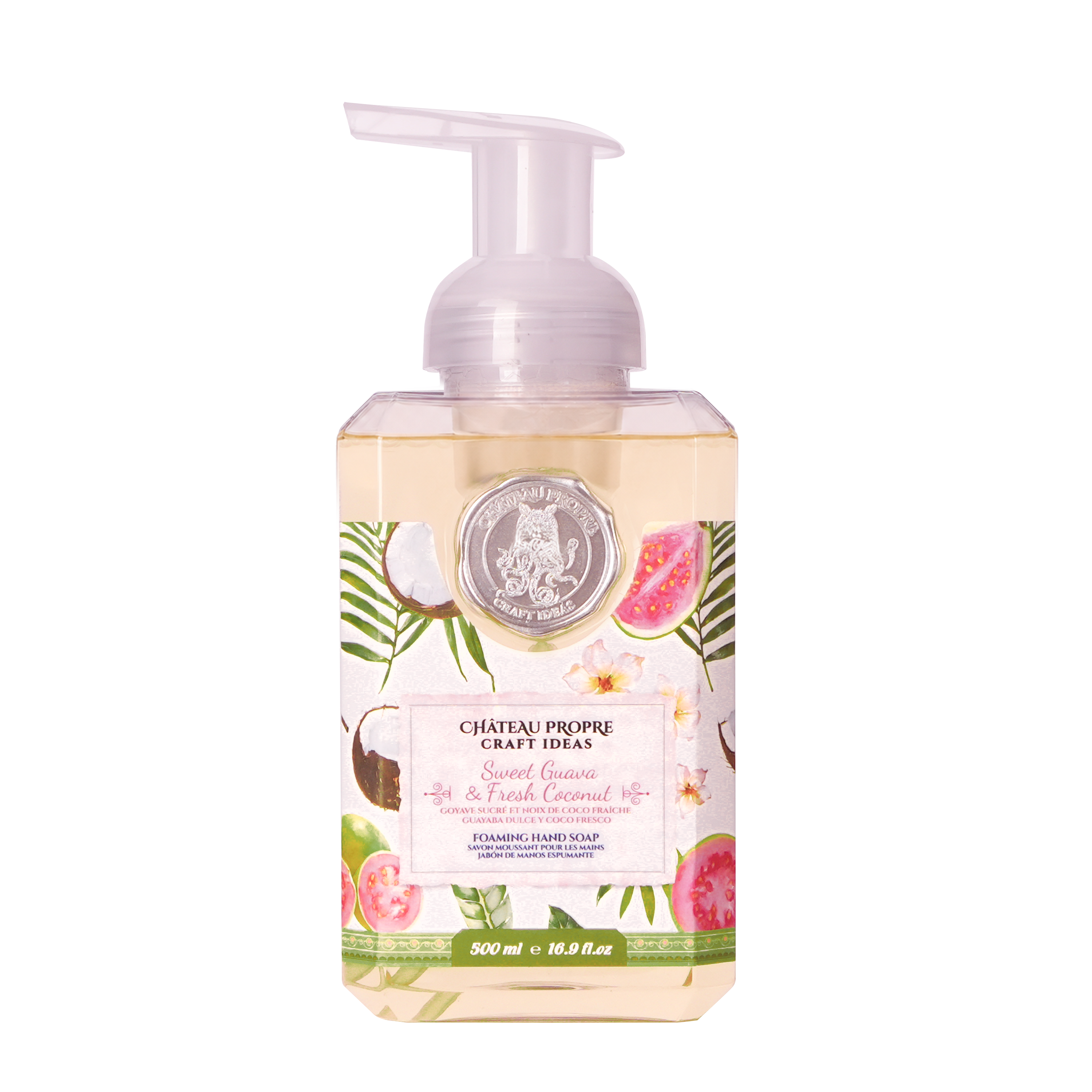 Chateau Propre Sweet Guava & Fresh Coconut Foaming Hand Soap 16.9 oz