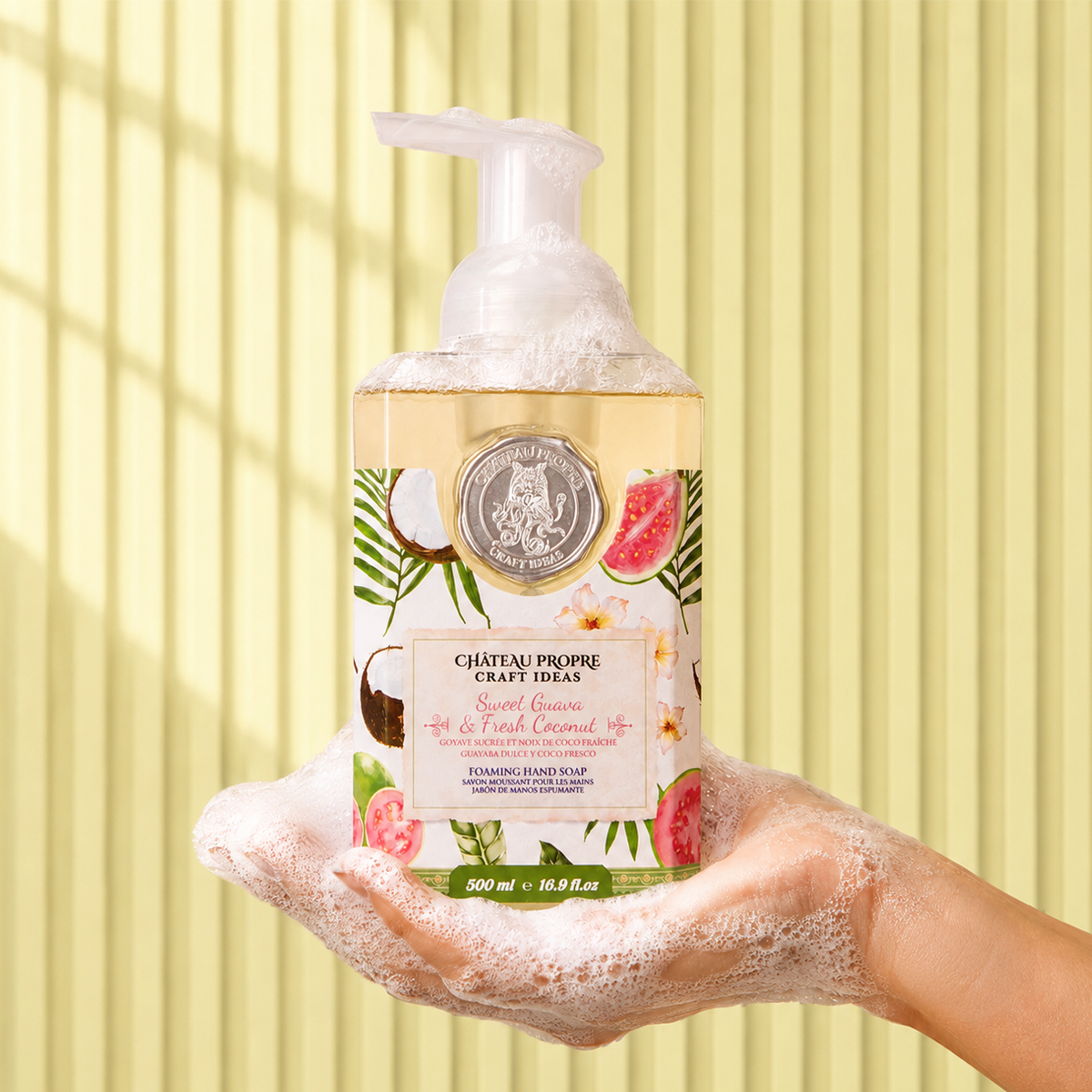 Chateau Propre Sweet Guava & Fresh Coconut Foaming Hand Soap 16.9 oz