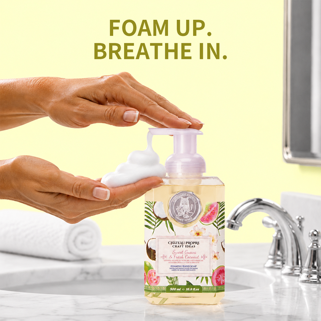 Chateau Propre Sweet Guava & Fresh Coconut Foaming Hand Soap 16.9 oz