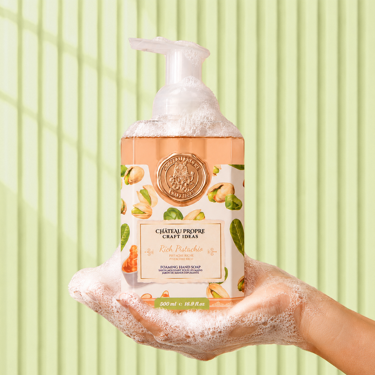 Chateau Propre Rich Pistachio Foaming Hand Soap 16.9 oz