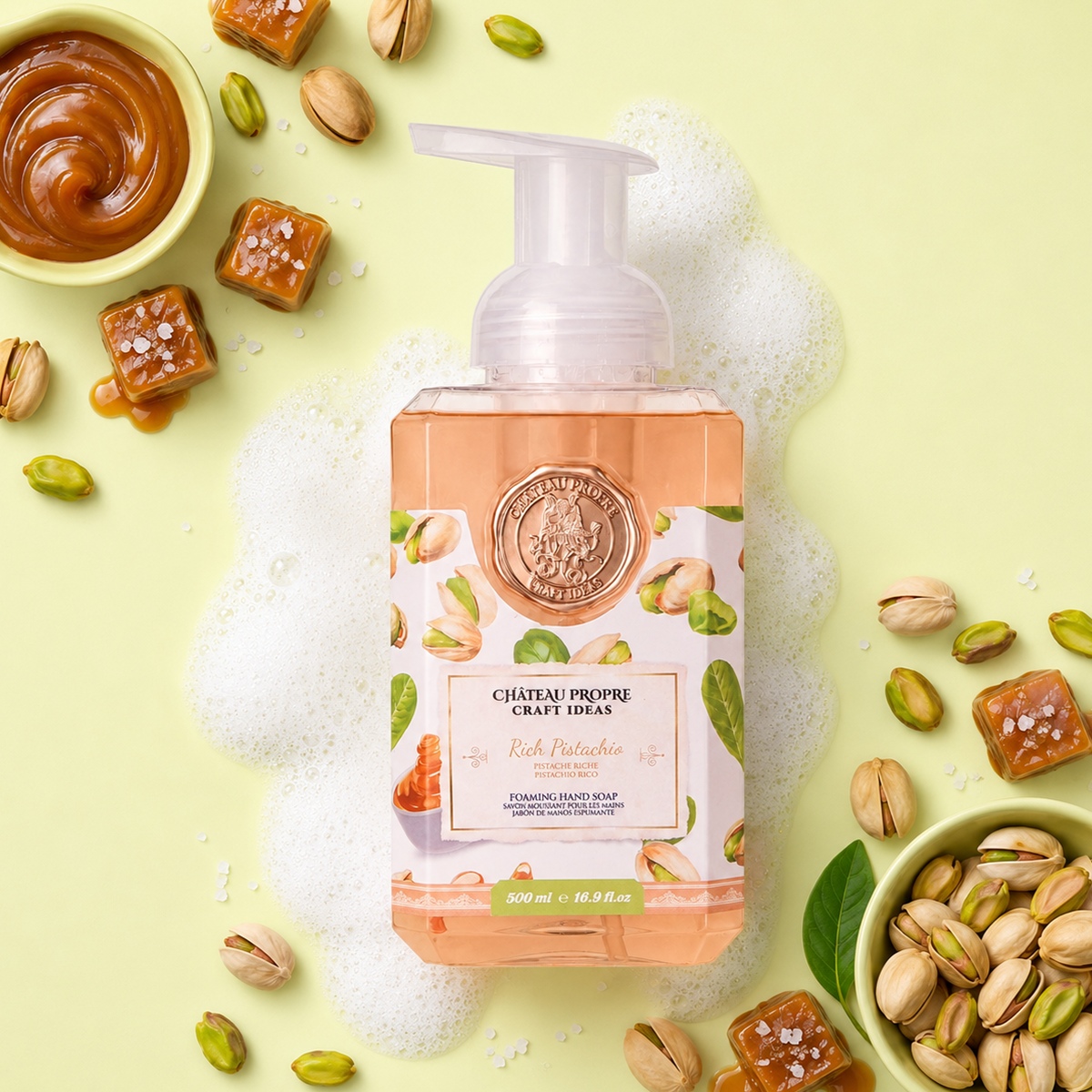 Chateau Propre Rich Pistachio Foaming Hand Soap 16.9 oz
