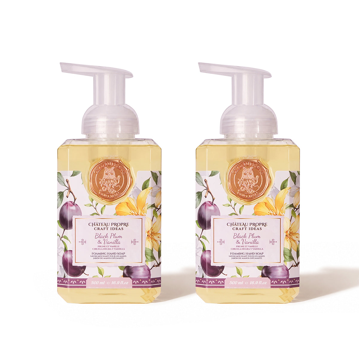 Chateau Propre Black Plum & Vanilla Foaming Hand Soap 16.9 oz