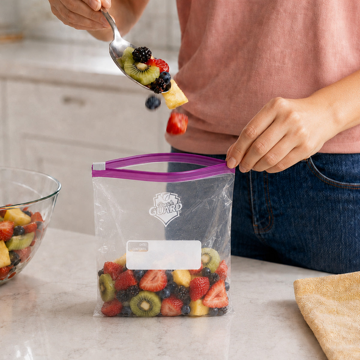 Fresh Guard Slider Storage Quart 75CT