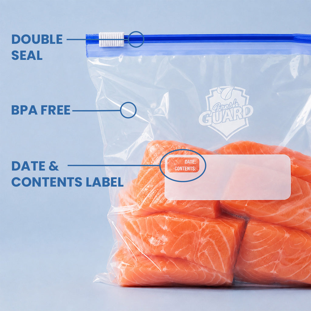 Fresh Guard Gallon Size Slider Bags 75 CT Bundle