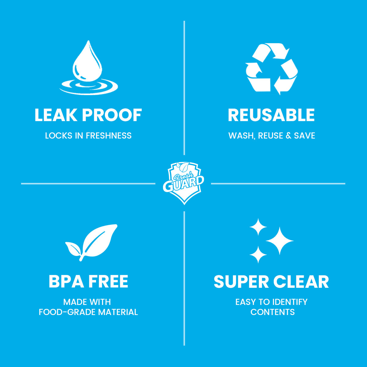 Fresh Guard Slider Storage 2.5 Gallon 22CT
