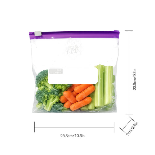 Fresh Guard Gallon Size Slider Bags 75 CT Bundle