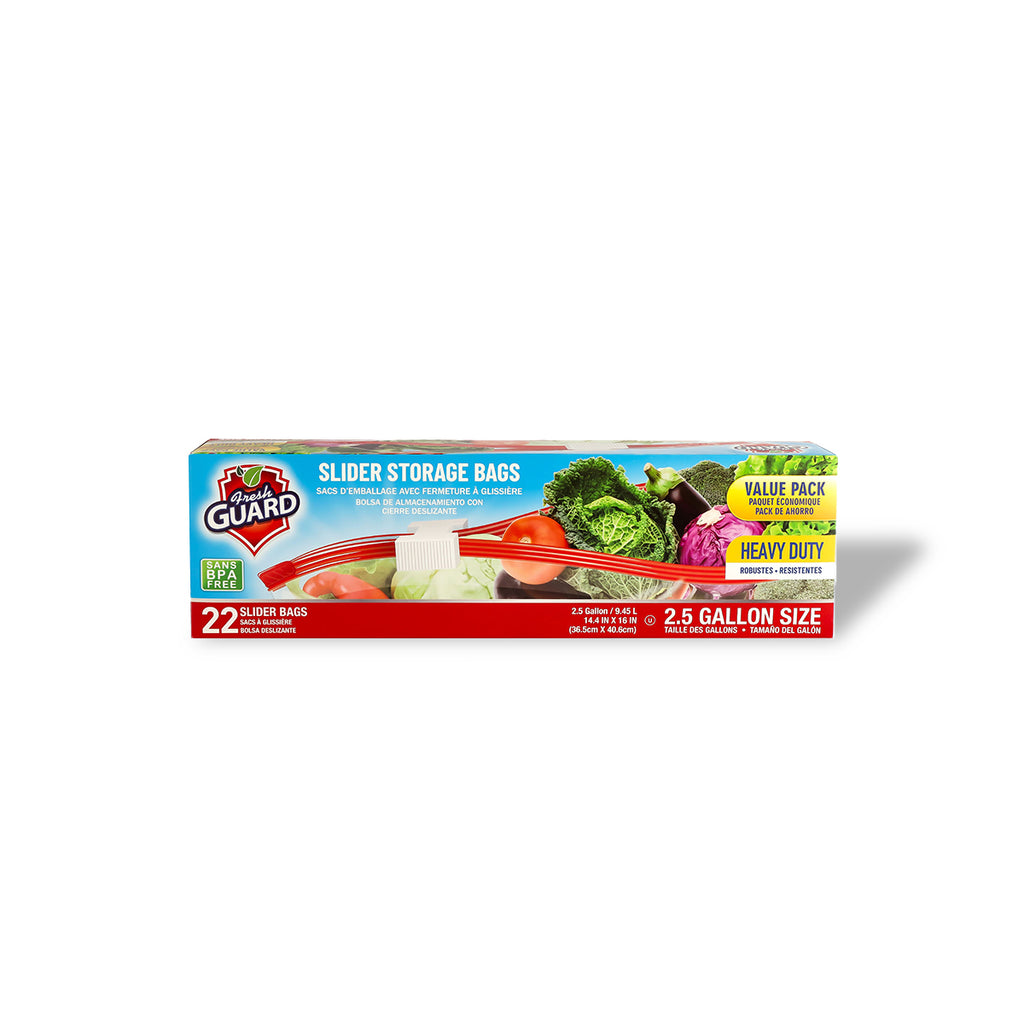 Fresh Guard Slider Storage 2.5 Gallon 22CT