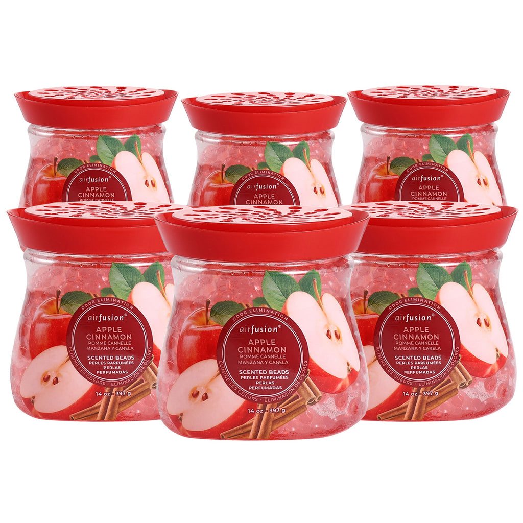 Air Fusion Apple Cinnamon Crystal Scented Beads Air Freshener 14 oz
