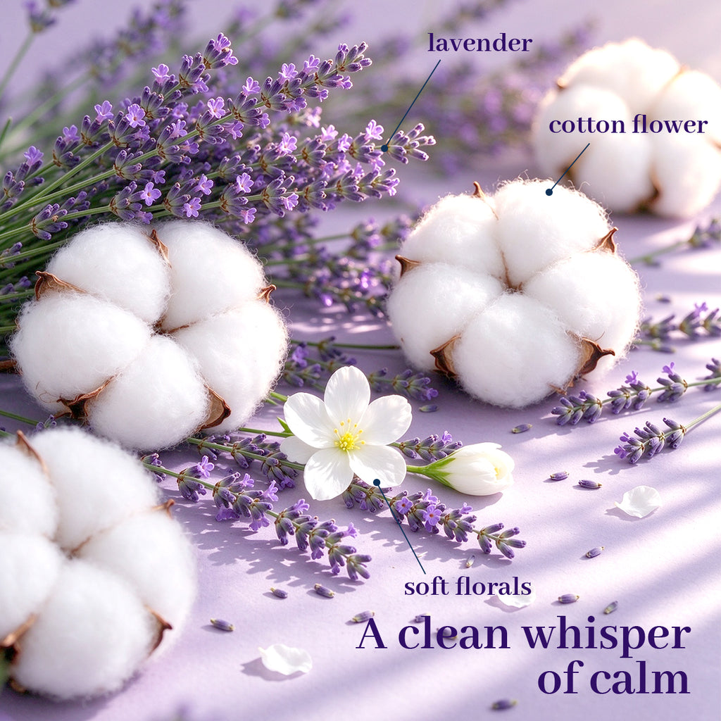 Air Fusion Lavender & Cotton Flower Crystal Scented Beads Air Freshener 14 oz