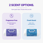 Modess Full Body Wipes 80CT, Fragrance Free