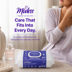 Modess Full Body Wipes 80CT, Fragrance Free